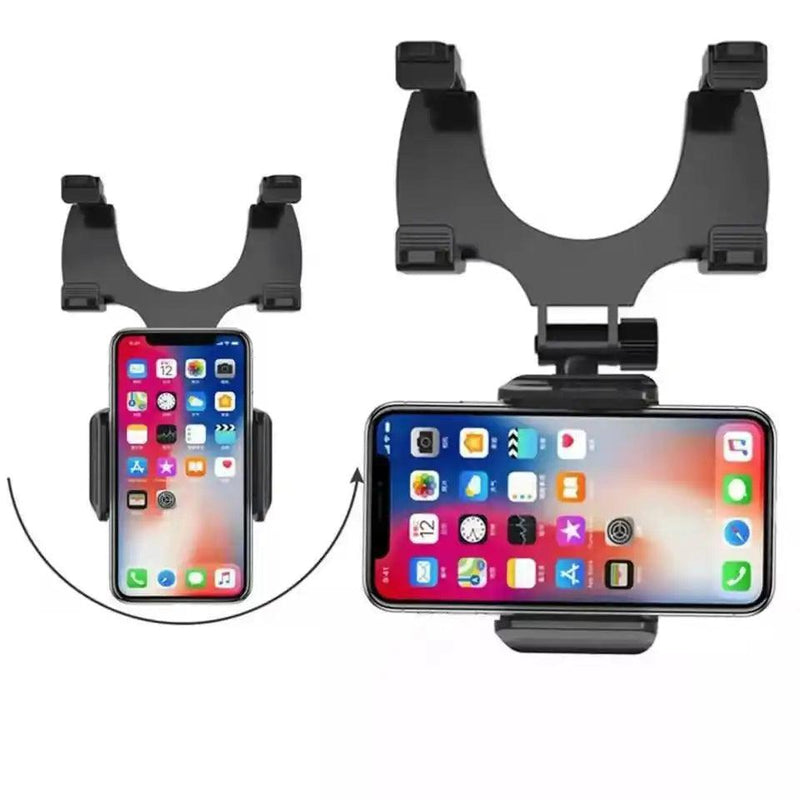 Car Mobile Phone Holder Auto Mount Rear View Mirror Car Truck Gps 360 - Dofregues