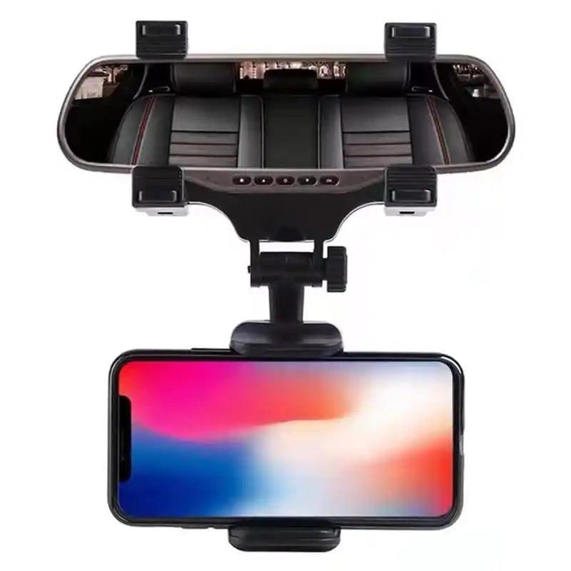 Car Mobile Phone Holder Auto Mount Rear View Mirror Car Truck Gps 360 - Dofregues