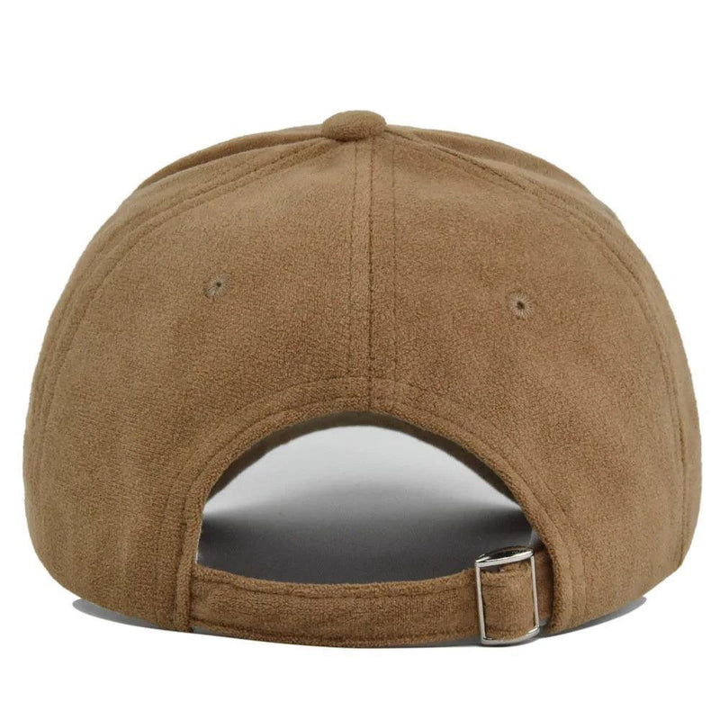 Fashion Suede Baseball Caps For Men Women Autumn Winter Solid Retro Snapback Hip Hop Hat Unisex Street Adjustable Sun Visor Caps - Dofregues