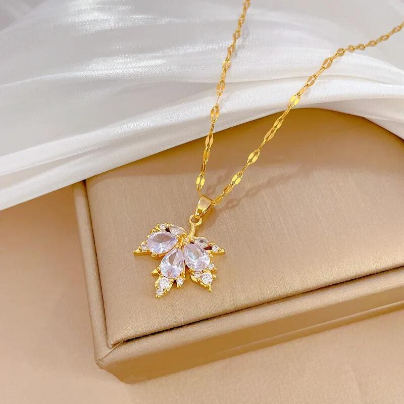 Conjunto Colar e Brinco Brilhante